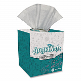 Angel Soft ps Premium Facial Tissue, Cube Box, 2-Ply, White, 96 Sheets/Box (46580BX)