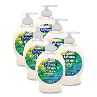 Moisturizing Hand Soap, Aloe Scent, 7.5 oz, 6/Carton (45634)