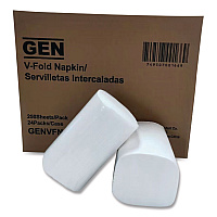 Premium Interfold Pop-Up Dispenser Napkin, 2-Ply, 6.5 x 8.3, White, 250/Pack, 24 Packs/Carton (VFN60002V)