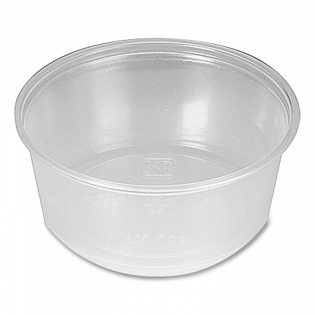 Portion Cups, 3.25 oz, Plastic, Clear, 2,500/Carton (PPC325)
