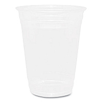 PET Plastic Cups, 16 oz, Clear, 1,000/Carton (CKC16)