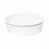 Food Bucket, 48 oz, 7.99" Diameter x 2.4" h, White, Paper, 270/Carton (FPPSB48)