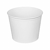 Food Bucket, 85 oz, 7.36" Diameter x 6" h, White, Paper, 180/Carton (CFB85W)