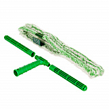 Monsoon Plus StripWasher Complete with Green Plastic Handle, Green/White Sleeve, 18" Wide Sleeve, 10/Carton (MC450)