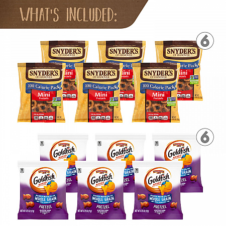 Pretzel Lover's Snack Box, 38 Assorted Snacks/Box (70000160)