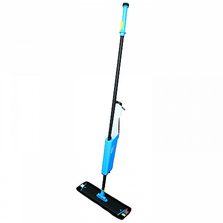 Mopster 2.0 Microfiber Bucketless Mop, 16.25 x 3.25 Blue Microfiber Head, 57