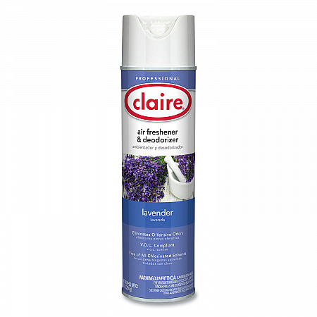 Aerosol Air Freshener and Deodorizer, Lavender, 10 oz Aerosol Spray, 12 Cans (191)