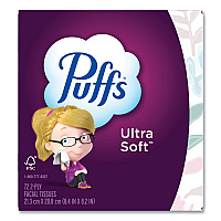 Ultra Soft Facial Tissue, 2-Ply, White, 72 Sheets/Box, 24 Boxes/Carton (97788)