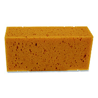 Fixi-Clamp Sponge, 8.5 x 4, 2.75" Thick, Yellow, 10/Carton (SP010)
