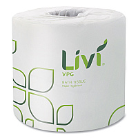 Bath Tissue, 2-Ply, White, 500 Sheets/Roll, 96 Rolls/Carton (21724)