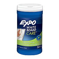 Dry-Erase Board Cleaning Wet Wipes, 6 x 9, 50 Wipes/Container (81850A)