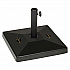 Umbrella Base, Square, Concrete, 88 lb Capacity, 20 x 20 x 15.75, Black (695475)