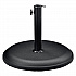 Umbrella Base, Round, Concrete, 33 lb Capacity, 18 x 18 x 13.5, Black (695474)