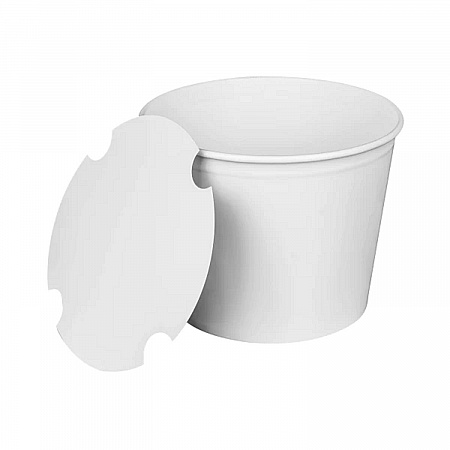 Food Bucket with Lid, 85 oz, 7.36