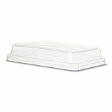 Worldview 100% Recycled Content Lid, 10.82 x 10.71 x 1.83, Clear, Plastic, 200/Carton (EPSCRC107LIR)