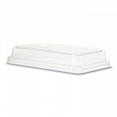 Worldview 100% Recycled Content Lid, 10.82 x 10.71 x 1.83, Clear, Plastic, 200/Carton (EPSCRC107LIR)