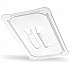 StorPlus Polycarbonate Handled Universal Lid, 10.38 x 12.75 x 0.88, Clear, Plastic (10230U07)