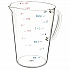 Commercial Measuring Cup, 1 gal, Plastic, Clear (4314507)
