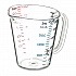 Commercial Measuring Cup, 1 pt, Plastic, Clear (4314207)