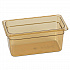 StorPlus High Heat Food Pan, 5.7 qt, 12.75 x 12.75 x 6, Amber, Plastic (3086213)