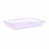 StorPlus Polycarbonate Food Storage Container, 5 gal, 18 x 26 x 3.5, Clear, Plastic (1062007)