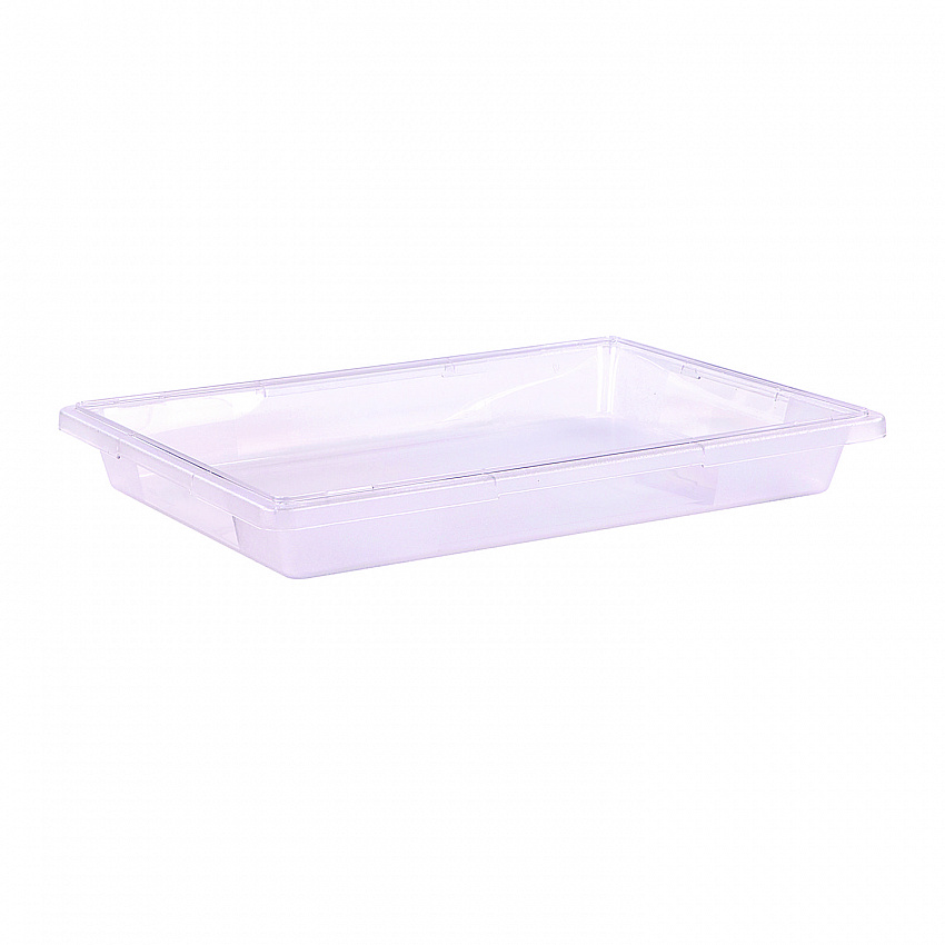 StorPlus Polycarbonate Food Storage Container, 5 gal, 18 x 26 x 3.5, Clear, Plastic (1062007)