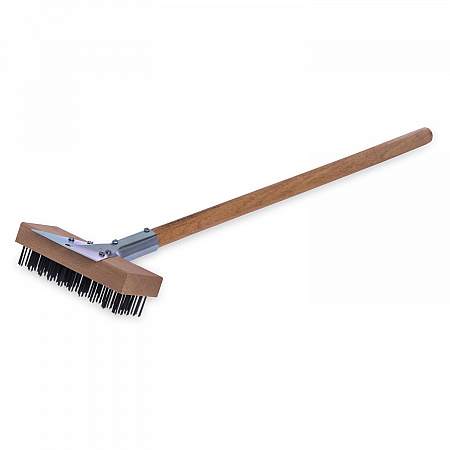 Sparta Broiler Master Grill Brush and Scraper with Handle, Metal Bristles, 30