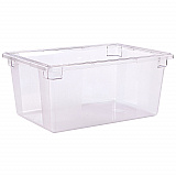 StorPlus Polycarbonate Food Storage Container, 16.6 gal, 18 x 26 x 12, Clear, Plastic (1062307)