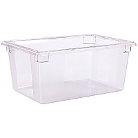 StorPlus Polycarbonate Food Storage Container, 16.6 gal, 18 x 26 x 12, Clear, Plastic (1062307)
