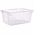 StorPlus Polycarbonate Food Storage Container, 16.6 gal, 18 x 26 x 12, Clear, Plastic (1062307)