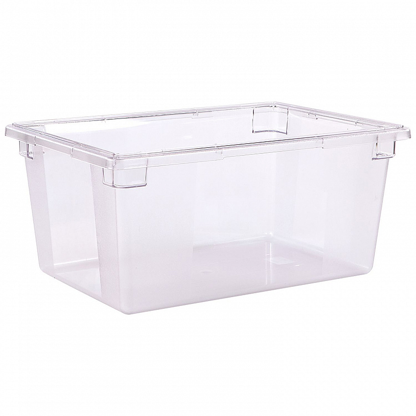 StorPlus Polycarbonate Food Storage Container, 16.6 gal, 18 x 26 x 12, Clear, Plastic (1062307)