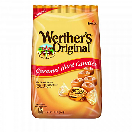 Original Hard Candies, Caramel, 30 oz Bag (30201012)