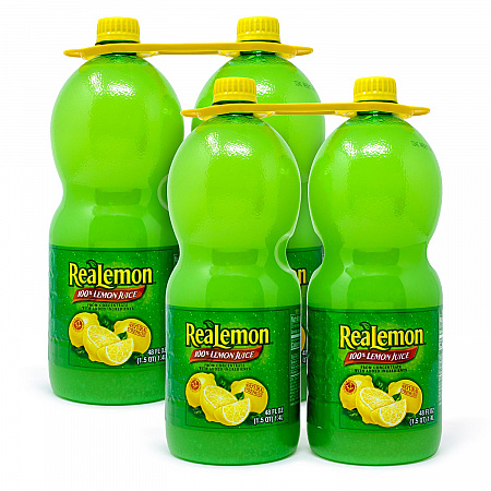Lemon Juice from Concentrate, 48 oz Bottle, 2/Pack, 2 Packs/Carton (60004062)