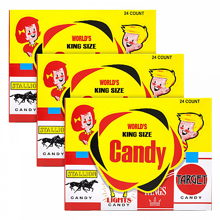 Candy Cigarettes, 24/Box, 3 Boxes/Carton (60004064)