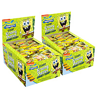 SpongeBob Squarepants Giant Krabby Patties Gummy Candy, Fruity, 0.63 oz Packet, 36/Bag, 2/Carton (60004072)
