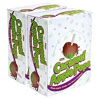 Caramel Apple Pops, 0.63 oz Individually Wrapped, 48/Box, 2 Boxes/Carton (60004066)
