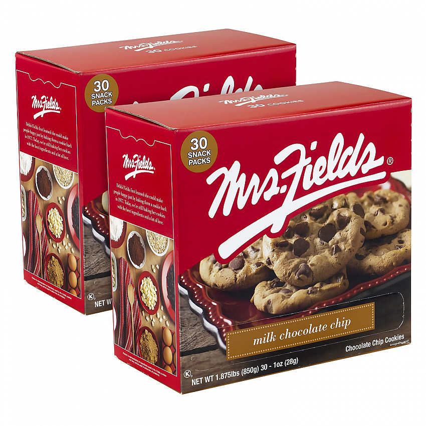 Cookies, Milk Chocolate Chip, 1 oz Individually Wrapped, 30/Box, 2 Boxes/Carton (60004080)