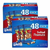 Salted Peanuts, 1 oz Pouch, 48/Box, 2 Boxes/Carton (60004074)