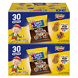 M and M Cookie Packs, Chocolate, 1.6 oz Pouch, 30/Box, 2 Boxes/Carton (60004085)