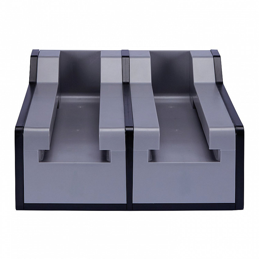 Cutlerease Base, Holds 2 Dispensers, 10.25 x 11 x 5.25, Gray/Black (2TWRBASE)