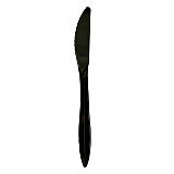 Mediumweight Polypropylene Cutlery, Knife, Plastic, Black, 1,000/Carton (KNIFEBLPP)