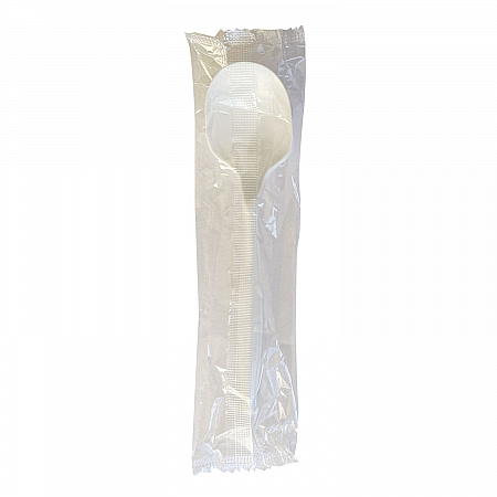 Mediumweight Wrapped Polypropylene Cutlery, Soup Spoon, 4.86