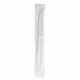 Heavyweight Wrapped Polystyrene Cutlery, Knife, Plastic, White, 1,000/Carton (KNIFEWHPSIW)