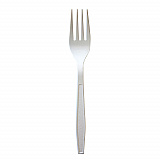 Heavyweight Polypropylene Cutlery, Fork, 7.09", Plastic, White, 1,000/Carton (FORKWHPP)