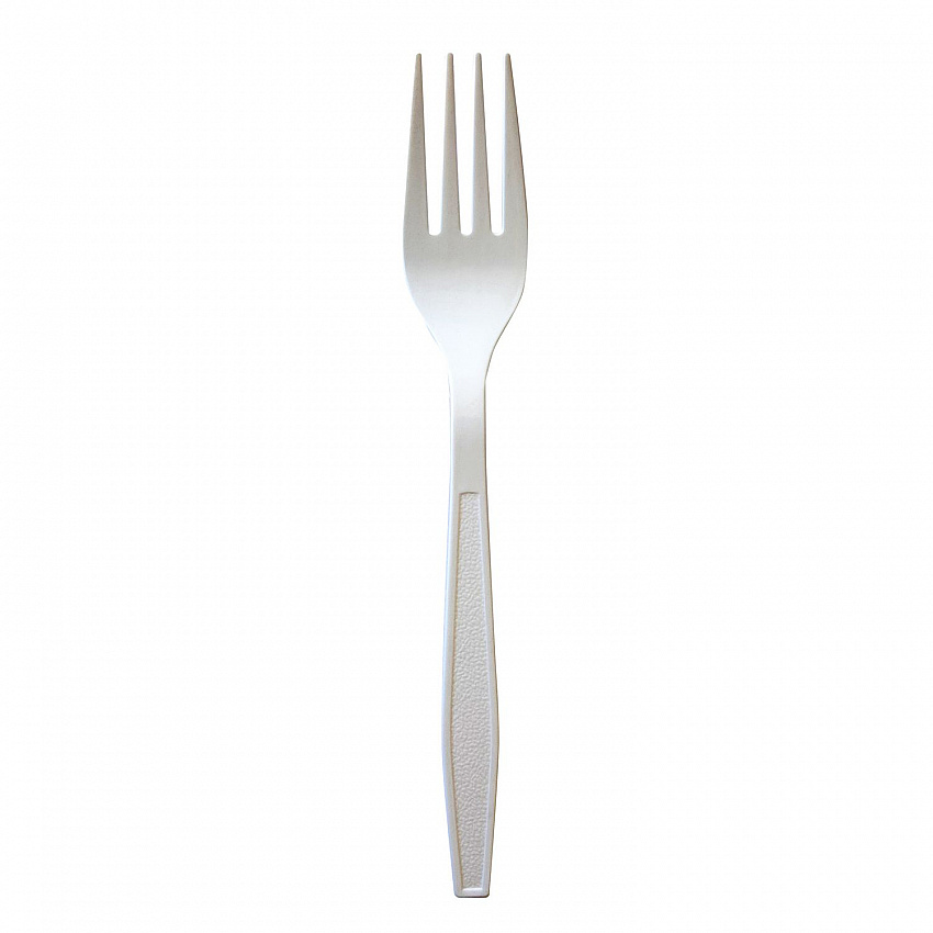 Heavyweight Polypropylene Cutlery, Fork, 7.09", Plastic, White, 1,000/Carton (FORKWHPP)