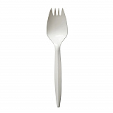 Mediumweight Polypropylene Cutlery, Spork, Plastic, White, 1000/Carton (SPORKWHPP)
