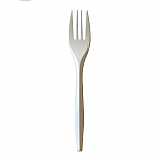 Mediumweight Polypropylene Cutlery, Fork, 5.51", Plastic, White, 1,000/Carton (FORKPPMW)