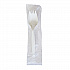 Mediumweight Wrapped Polypropylene Cutlery, Spork, Plastic, White, 1000/Carton (SPORKWHPPIW)