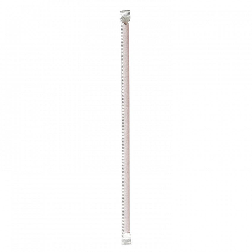 Wrapped Jumbo Straws, 10.25", Polypropylene, Red, 500/Pack, 4 Packs/Carton (JSTW1025RED)