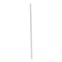 Jumbo Straws, 7.75", Polypropylene, Clear, 250/Pack, 10 Packs/Carton (JSTUW775)